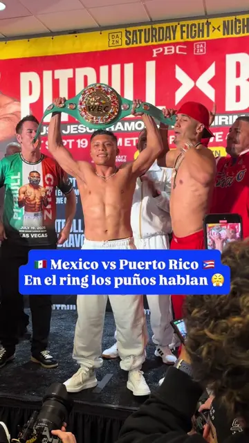 ¡YA ESTÁ TODO LISTO! Hoy fue el pesaje de la cartelera encabezada por PITBULL CR