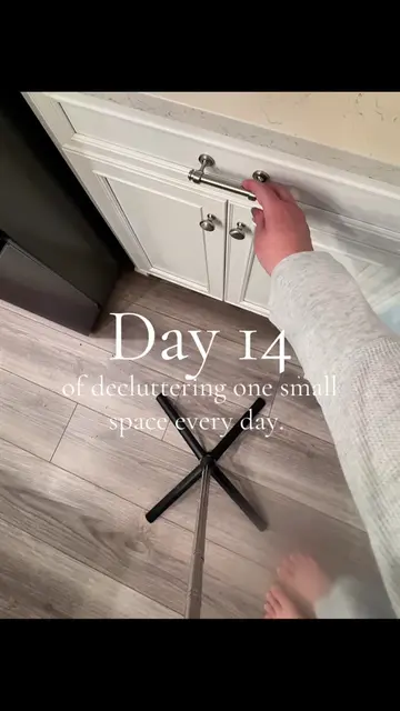 Day 14 of #decluttering one small space in my house every day. From messy junk d