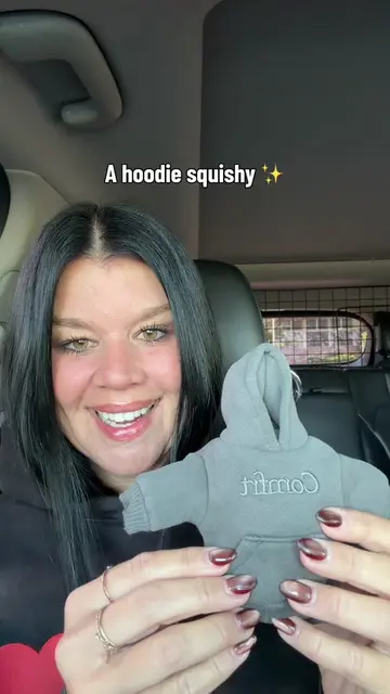 Two worlds collide-hoodies and squishies 😍 @Comfrt #comfrt #squishy #squishies 