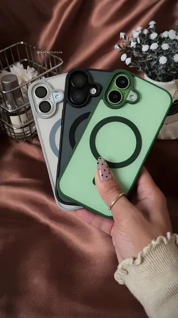 Magnetic case in different colors for your iphone ✨  #iphonecase #magneticcase #