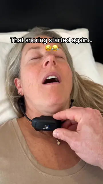 I honestly thought I’d just have to live with the snoring… 😂 Every night, the s