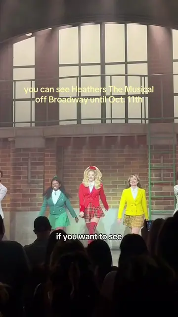 loved seeing the off broadway production of @heathers_musical in NYC✨  you can g