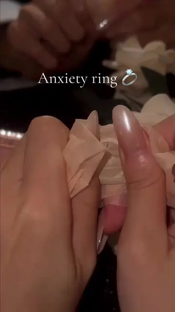 Spinning it around really eases my anxiety#rings #anxietyrelief #giftforher #fyp