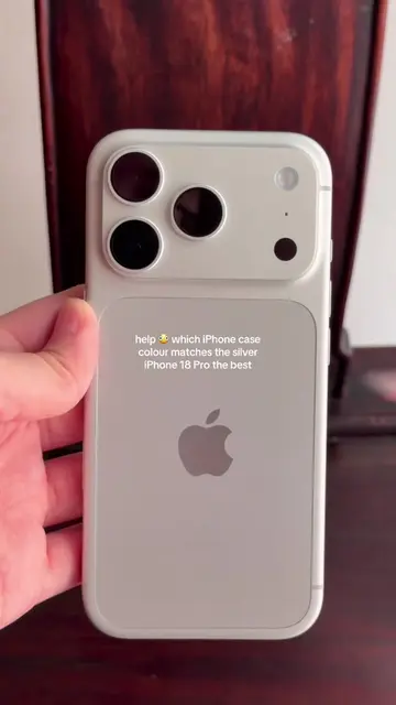 @whatLizhaseaten My bf just got the new Silver iPhone 18 Pro 🩶 & we can’t decid