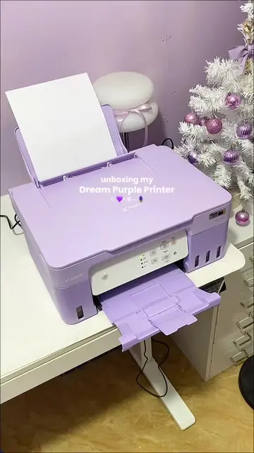 unboxing my dream purple printer 💜🥹 CANON G2730 🫧 #canon #canonprinter #canon