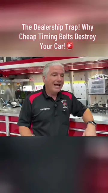 The Dealership Trap! Why Cheap Timing Belts Destroy Your Car!🚨 #timingbelt #car