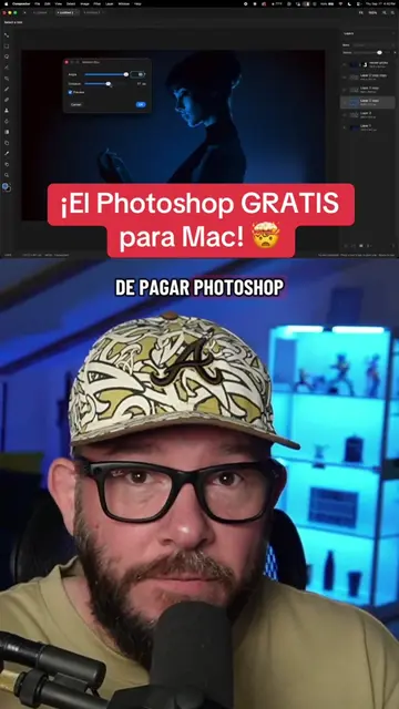 La alternativa Open Source a Photoshop para Mac 🤯 #photoshop #adobe #mac #desig