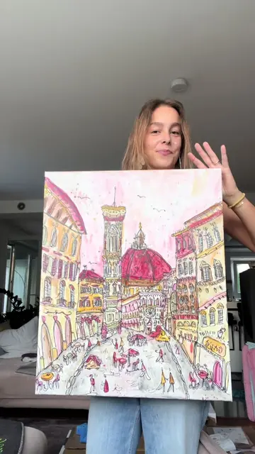 isn‘t it so cute😭 artprints on my website soon - - - #florence #artistatiktok #