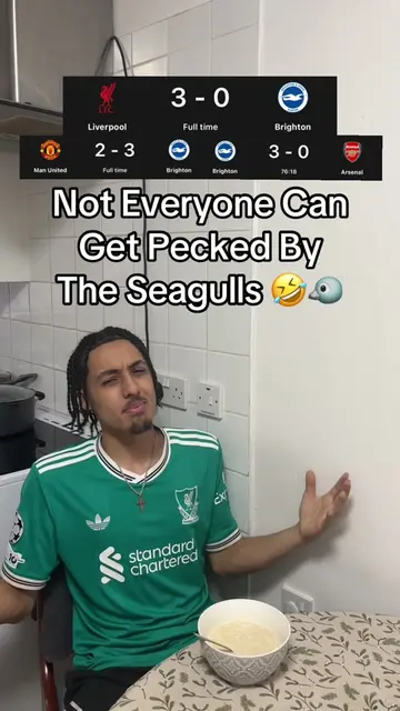Not Everyone Can Get Pecked By The Seagulls 🤣🐦 #fyp #liverpool #brighton #arse