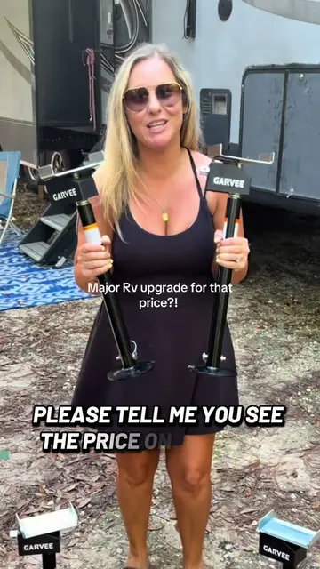 Upgrade your RV setup with the Garvee RV Slide-Out Stabilizers 4-Pack 🚐✨ More s