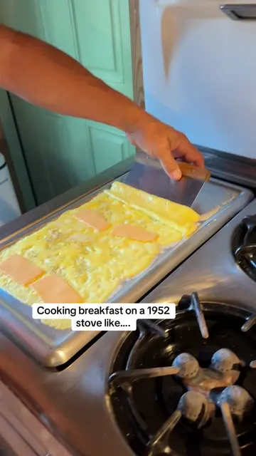 He’s a little bit of a show off but I’m here for it  #chambersstove