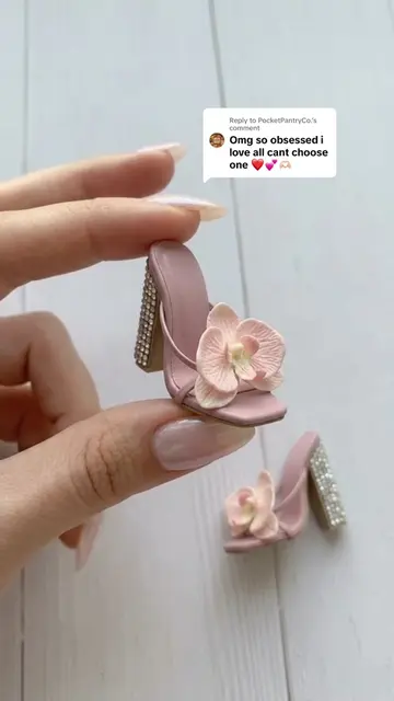 Replying to @PocketPantryCo. The beautiful barbie heels are incredible , comment