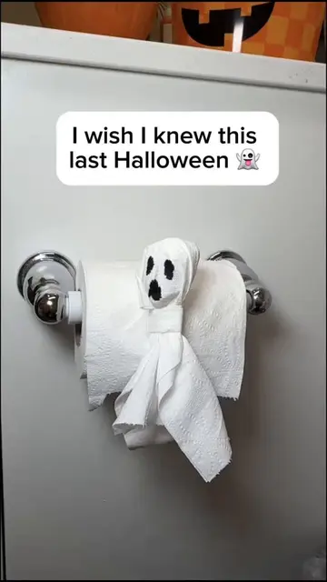 Spooky upgrade for your bathroom this Halloween 👻🎃 Would you try this? 👇 #lif
