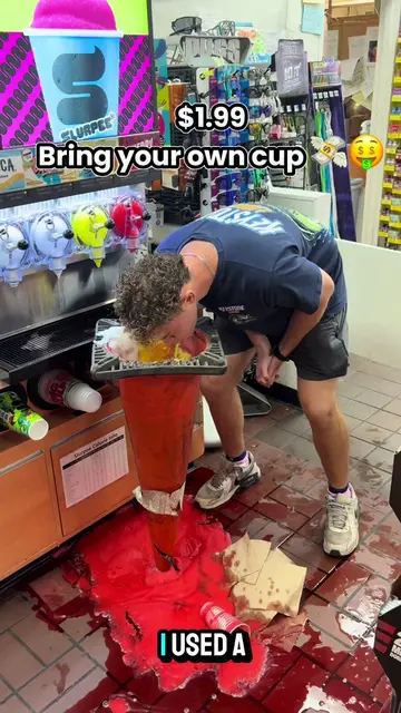 #bringyourowncupday711 #711video #slurpeeday #crazyfood #711 @Speedway 