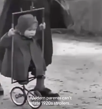 A century ago, baby prams resembled miniature carriages, crafted from wicker, wo