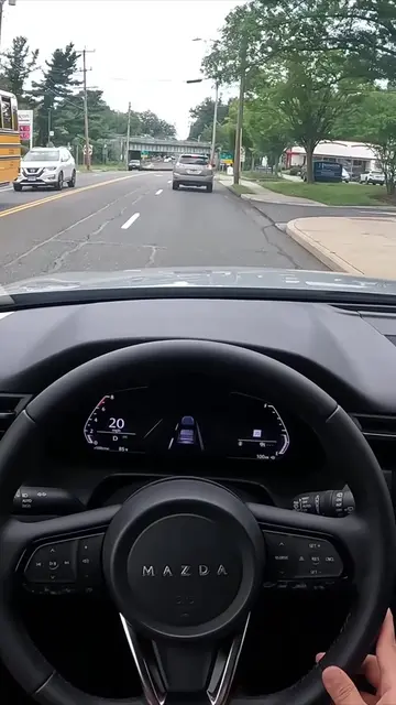 Sport mode makes all the difference when hitting the highway in the 2026 Mazda C