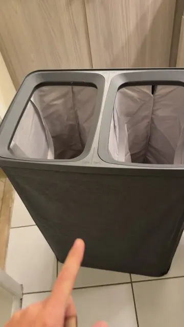 Double the size of my old laundry basket #laundrybasket #laundryhamper #laundryh