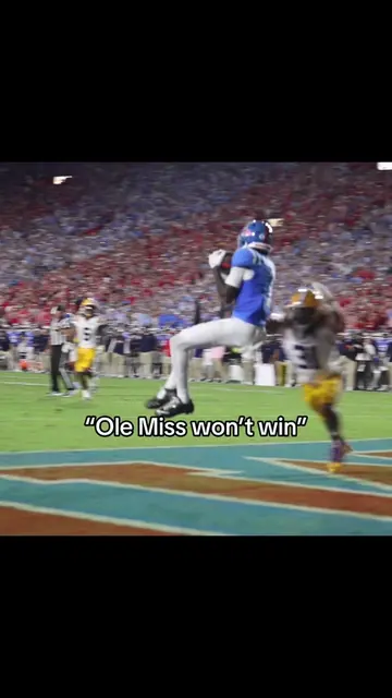 WHAT THEY GONNA SAY NOW 😤 #CollegeFootball #lsu #olemiss #football #touchdown 