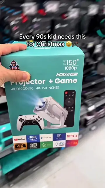 Perfect Christmas gift! 🎁  #retrogaming #retro #retrogames #projector #retrocon