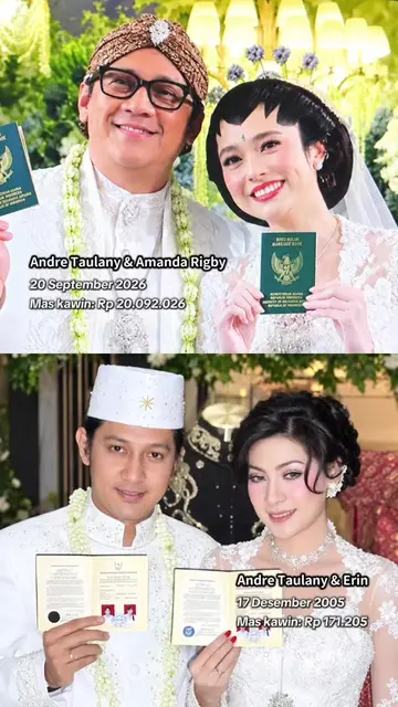 Nominal mas kawinnya disesuaikan dengan tanggal pernikahan mereka. Congrats untu