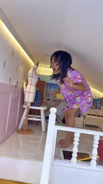 🌈🏡🍒Morning life in the playhouse    #playhouse #playhome  #Home  #house  #บ้า