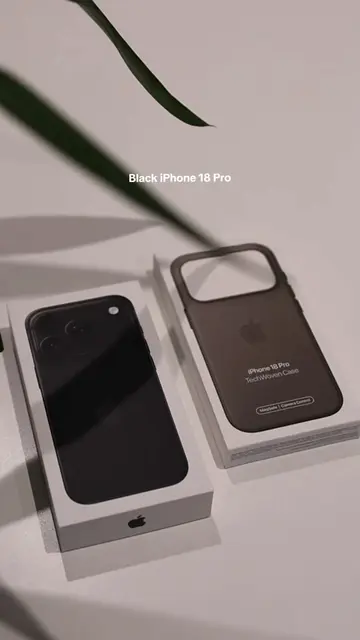 iPhone 18 Pro Unboxing 👀🖤 Switching things up from my 17 Pro Max to the 18 Pro