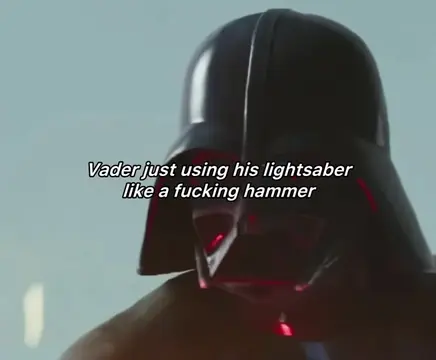 Bro was just swinging 😂  Anakin Skywalker could be considered one of the strong