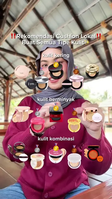 rekomendasi cushion lokal untuk semua jenis kulit!! #cushion #rekomendasi #oilys