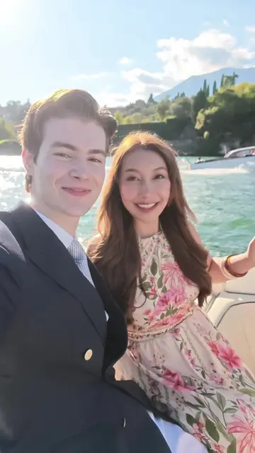 Lake Como honeymoon vibes ⛵️ #lakecomo 