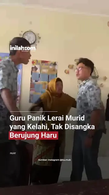 Seorang guru di MAN 1 Cianjur dibuat panik saat melihat murid-muridnya pura-pura