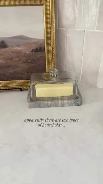 One of the most controversial kitchen debates… where do you keep your butter?! �