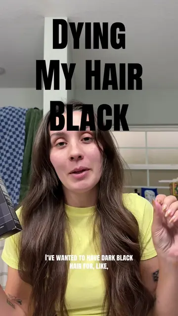 Come back for the results!!! 🖤🖤🤪 #dyinghair #dyinyhair #hairdye #blackhair #d