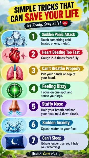7 Simple Tricks That Could Save Your Life 🚨🧠 These simple emergency tips are w