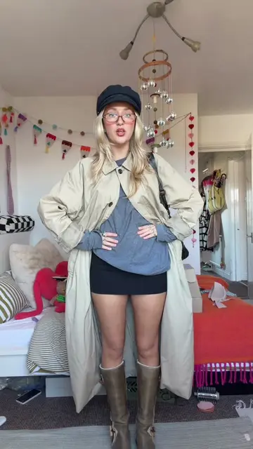 I actually wasn’t planning on going pub #OOTD #autumnstyle #thriftedfashion #sus