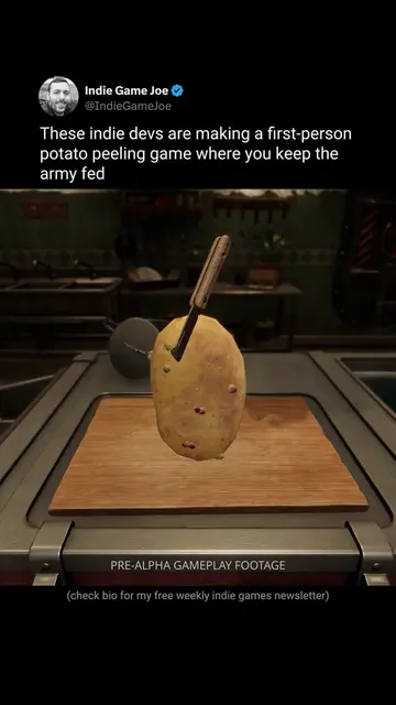 Your job is simple comrade, peel the potatoes, the army is hungry - Peel them by