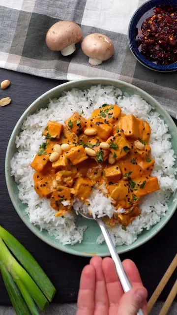 This EASY Protein-Packed Dish is Ready in 20 Minutes 🥜#plantbased #protein #Rec