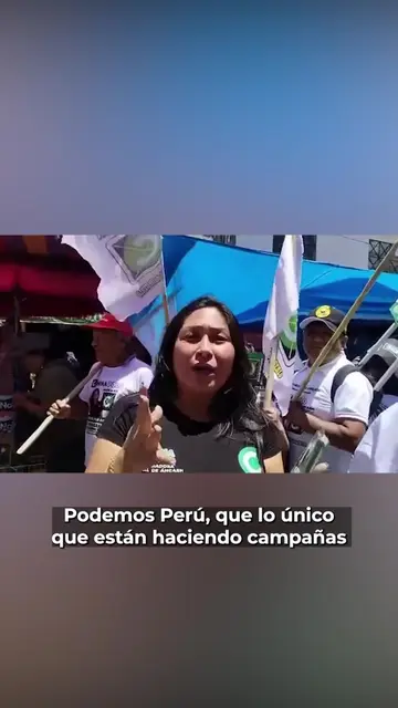 Captan el momento en que la periodista y candidata peruana al gobierno de Áncash
