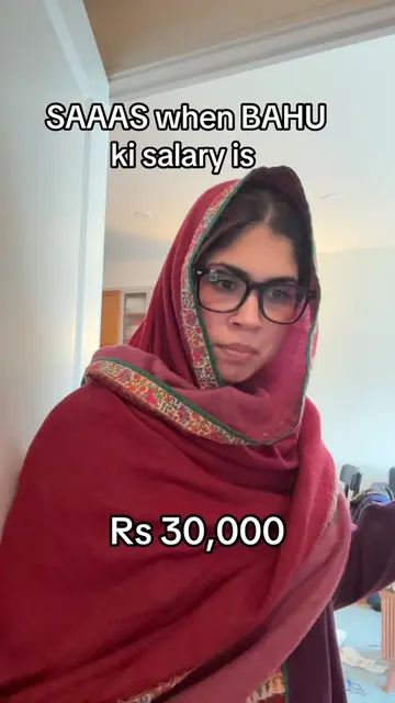 BUS AMEER WALI MIL JAYE #relatable #salary #bahu #fyp #zoya 