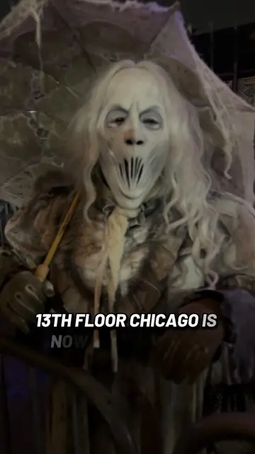 @13th Floor Chicago is now open for the Halloween Szn! 🎃 They’ve glowed up this