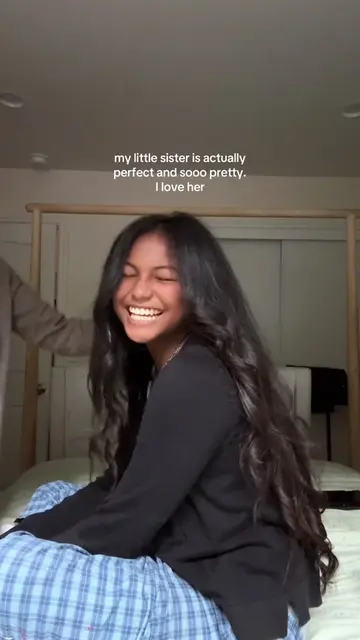 finally got to style her long beautiful hair 🥹
