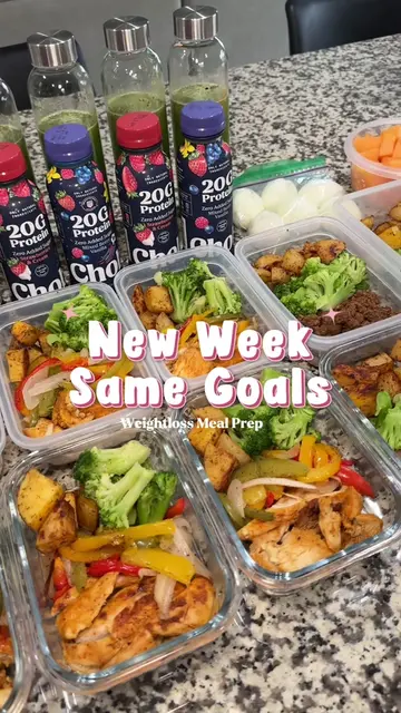 Meal Prep for my sister & I. This is enough for 3 days, then I redo it half way 