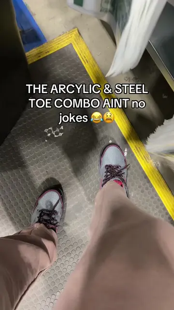 Cause bby my feet barking I gotta change shoes these steel toes & arcylic don’t 
