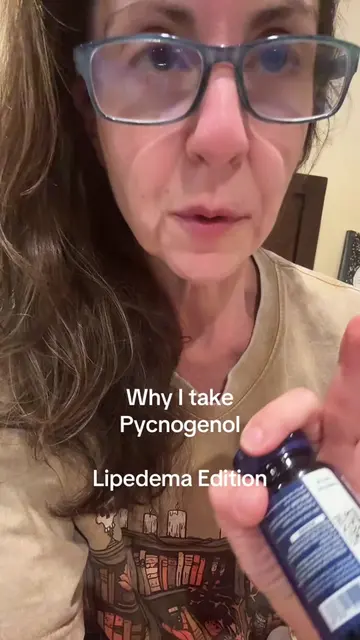 Why I take Pycnogenol as part of my lipedema routine 🤍 Since adding Pycnogenol,