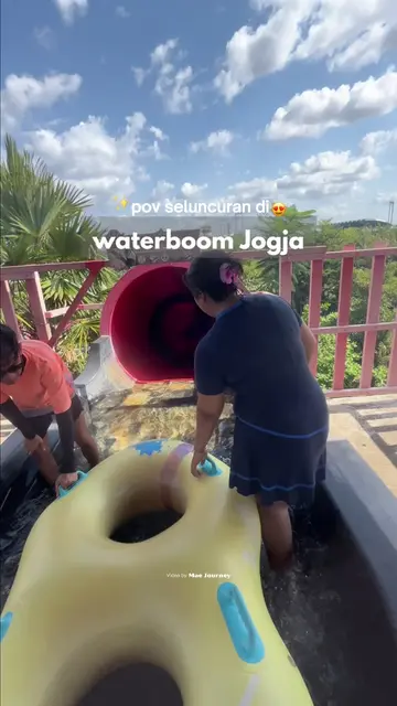 Seru-seruan main air di salah satu waterpark terbesar di Asia Tenggara! 📍Waterb