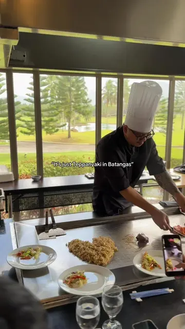 The only Teppanyaki in Batangas with this view! Open fridays to sundays, reserva