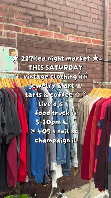 217flea NIGHT MARKET at @Resistance Threads Vintage ☮️  come shop a curated mix 
