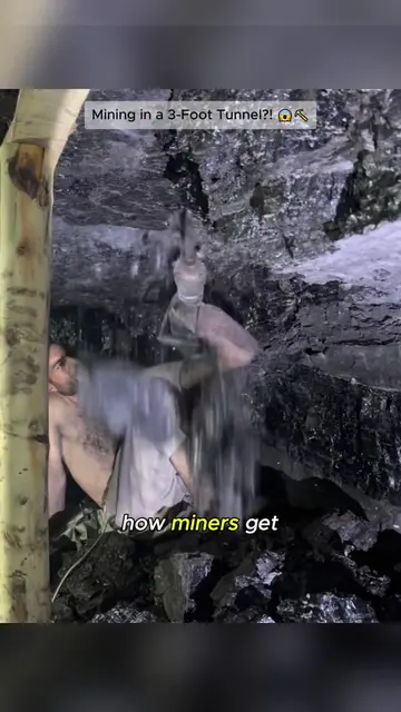 HowCoalGetsOutofa3-Foot-TallMine⛏️🚂 #CoalMining#Mining#UndergroundMining#HardWo