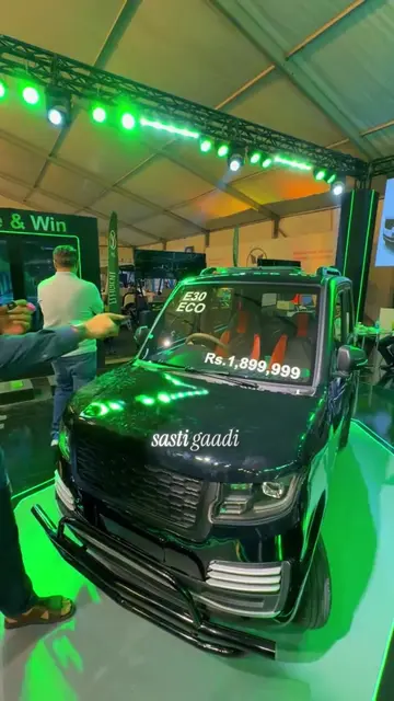 Range Rover looks… for Rs 18,99,999? 😳🚙 Spotted at PAPS 2026 — the Nora Neo E3