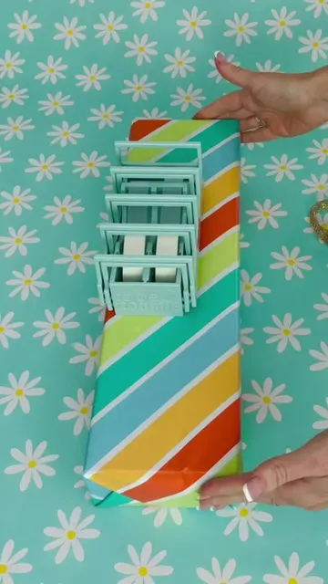 The BEST little find for Christmas wrapping season. Prepare up to 18 strips of t