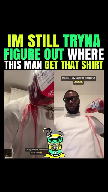 Nah this white tee never gettin dirty 😭